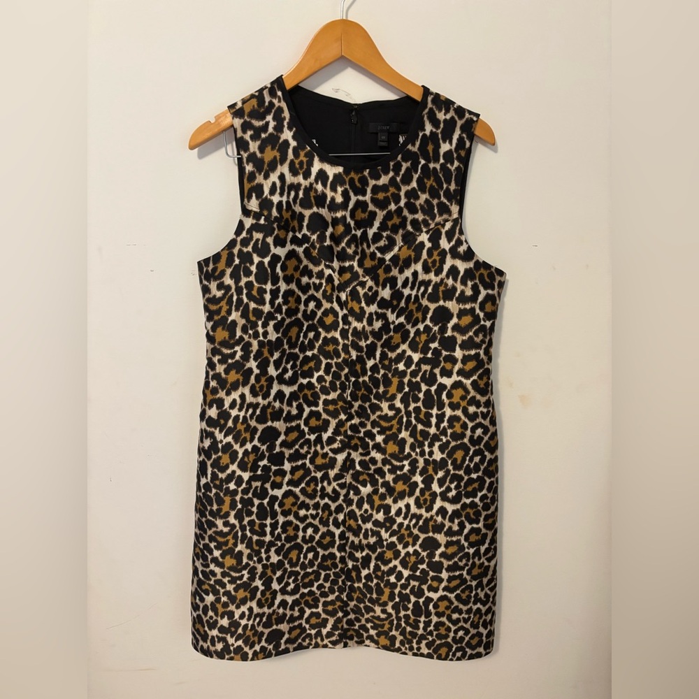 J. Crew Leopard mini Dress in 12T